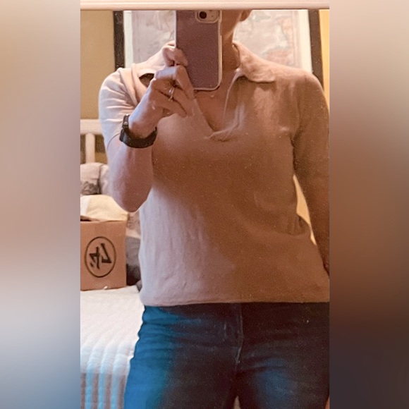 Women’s collared short sleeve sweater by J Crew Factory - Picture 2 of 7